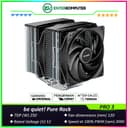 be quiet! Pure Rock PRO 3 - Impressively Performant and compact - High Performance Cooling - 2x Pure Wings 3 120mm PWM - foto 1