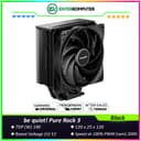 be quiet! Pure Rock 3 Black - Compact Performance for everyone - High Performance Cooling - 1x Pure Wings 3 120mm PWM - foto 1