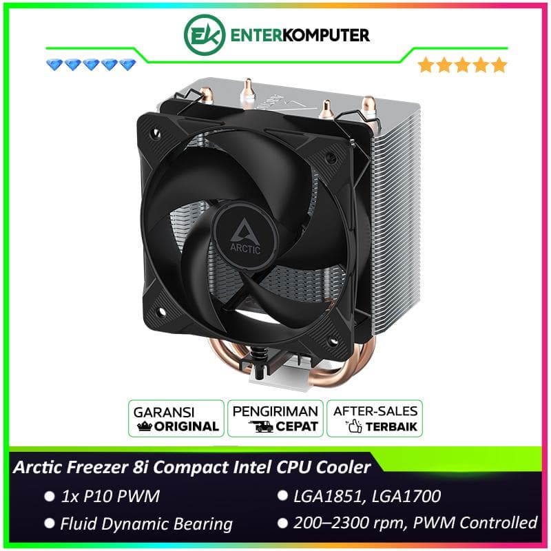 Arctic Freezer 8i Compact Intel CPU Cooler - foto 1