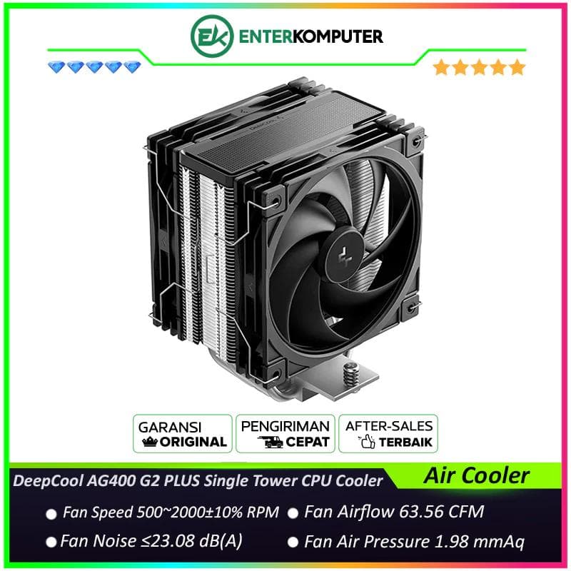 DeepCool AG400 G2 PLUS Single Tower CPU Cooler - foto 1