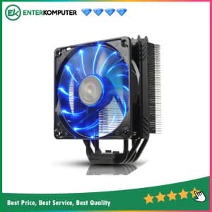 Enermax ETS-T40F-BK Multi Socket With Dual Fan 12CM Black Edition - foto 1