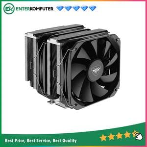 PCCooler GameIce G6 Black Dual Tower CPU Cooler - foto 1