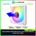 CUBE GAMING VANTA RING Reverse WHITE 12CM PWM A-RGB Fan - Infinity Mirror Effect - foto 1