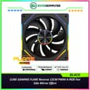 CUBE GAMING FLARE Reverse BLACK 12CM PWM A-RGB Fan - Side Mirror Effect - foto 1