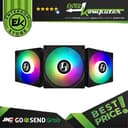 LIAN LI ST120 BLACK - 3PCS 12CM ARGB FAN & CONTROLLER - foto 1