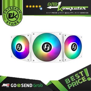 LIAN LI ST120 WHITE - 3PCS 12CM ARGB FAN & CONTROLLER - foto 1