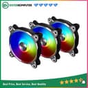 LIAN LI BORA DIGITAL - SILVER - ARGB PWM 12CM FAN X 3 PCS + CONTROLLER - foto 1