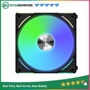 LIAN LI UNI FAN AL120 V2 BLACK - SINGLE FAN - 12CM ARGB FAN - foto 1