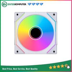 LIAN LI UNI FAN SL-INFINITY 120 WHITE - 3PCS 12CM ARGB FAN & CONTROLLER - Infinity Mirror ARGB Fan - foto 1
