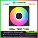 LIAN LI UNI FAN CL Wireless 120 BLACK Single Pack - Two ARGB Light Zones - Balanced Performance with Quiet Operation - 12CL1W1B - foto 1