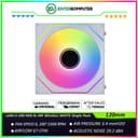 LIAN LI UNI FAN SL-INF Wireless 120 WHITE Single Pack - Three Light Zones - Asymmetrical Infinity Mirror Design - 12SLIN1W1W - foto 1