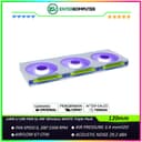 LIAN LI UNI FAN SL-INF Wireless 120 WHITE Triple Pack - Three Light Zones - Asymmetrical Infinity Mirror Design - 12SLIN1W3W - foto 1
