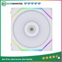 LIAN LI UNI FAN TL120 WHITE Single Pack - ART of Cooling Redefined - Dual Zone Lighting Effects - Customisable Fan Speed and Dazzle with Infinity Mirror - foto 1