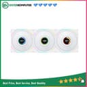 LIAN LI UNI FAN TL LCD120 Reverse Blade WHITE Triple Pack with 1.6” LCD SCREEN & Controller - Dual Zone Lighting Effects - Empower with Customisable Display & Customisable Fan Speed - Dazzle with Infinity Mirror - foto 1