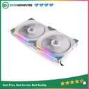 LIAN LI UNI FAN SL140 WHITE - 2PCS 14CM ARGB FAN & CONTROLLER - foto 1