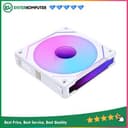 LIAN LI UNI FAN SL-INFINITY 140 Reverse Blade WHITE - SINGLE FAN - 14CM ARGB FAN - Infinity Mirror ARGB Fan - foto 1