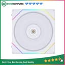 LIAN LI UNI FAN TL140 WHITE Single Pack - ART of Cooling Redefined - Dual Zone Lighting Effects - Customisable Fan Speed and Dazzle with Infinity Mirror - foto 1
