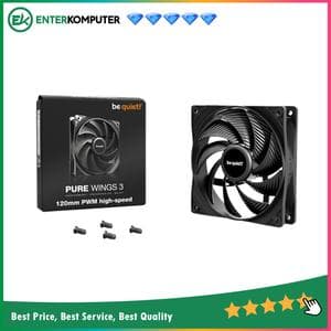 be quiet! Pure Wings 3 - 120mm PWM High-Speed - Great Performance and Quiet Cooling - foto 1