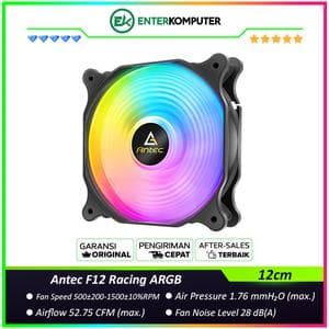 Antec F12 Racing ARGB Single Pack - 12CM ARGB PWM FAN - foto 1