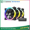 Antec Neon 120 ARGB 3 in 1 Pack with Controller - 12CM ARGB PWM Fan - foto 1