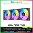 Antec Connect 120 ARGB 3 in 1 Pack - 12CM ARGB PWM FAN with Daisy Chain Features - foto 1