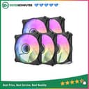Aigo DarkFlash Infinity 8 Black (5 x 12CM Fan A-RGB) - foto 1