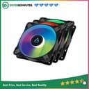 Arctic P12 PWM PST A-RGB 0dB 12CM Value Pack Case Fan (3 Pack) - foto 1