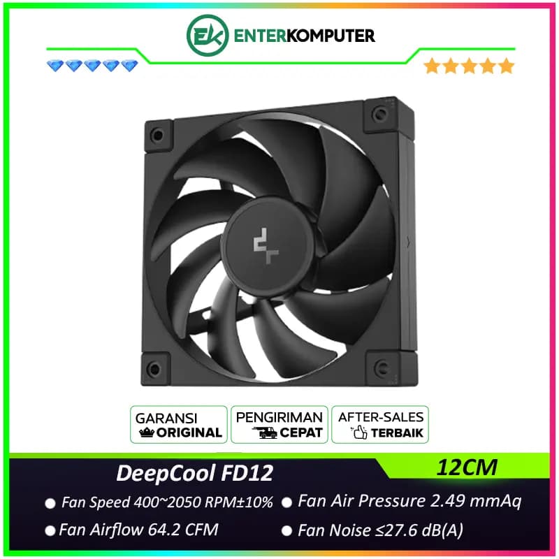 DeepCool FD12 12CM PWM Performance Fan - foto 1