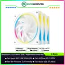 DeepCool FL12 SE WHITE 3-IN-1 12CM Performance ARGB Fan - foto 1