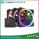 NZXT F120 RGB Triple Pack - Matte Black (3 x 120mm RGB Fans & Controller) - foto 1