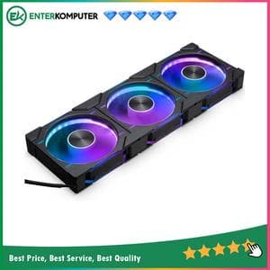 Phanteks D30-140 Reverse Black Premium D-RGB Performance Fan - Triple Pack - foto 1