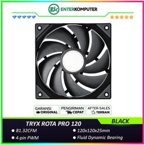 TRYX ROTA PRO 120 BLACK LCP Performance Fan - foto 1