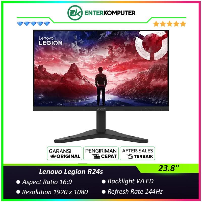 Lenovo Legion R24s 23.8 FHD IPS 144Hz HDR10 Gaming Monitor - foto 1