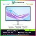 Lenovo L27Q-4A 27 QHD IPS 100Hz HDR10 Monitor Built-in Speaker - foto 1