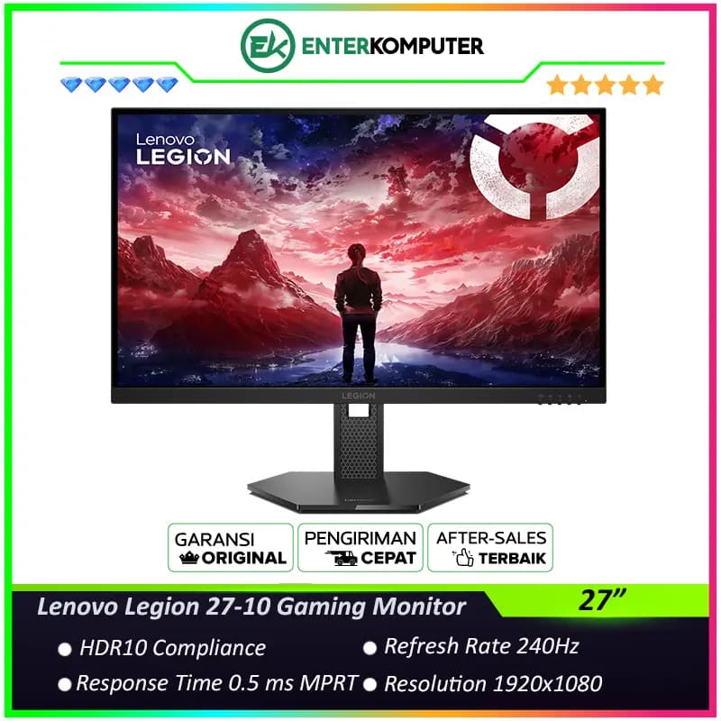 Lenovo Legion 27-10 27 FHD IPS 240Hz HDR10 Gaming Monitor - foto 1