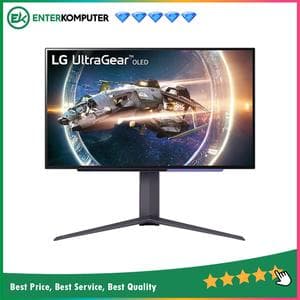LG 27 27GR95QE-B UltraGear QHD OLED Gaming Monitor 240Hz with G-SYNC Compatible - foto 1
