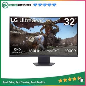 LG UltraGear 32GS60QC-B 31.5 QHD 180Hz HDR10 Curved Gaming Monitor - foto 1