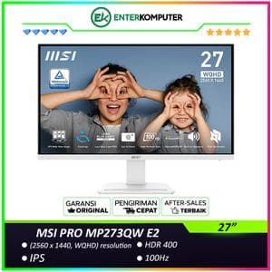 MSI PRO MP273QW E2 27 WQHD IPS 100Hz HDR400 Monitor Built-in Speaker - foto 1