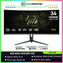 MSI MAG 342CQRF E20 34 Inch UWQHD 200Hz Curved Gaming Monitor - foto 1