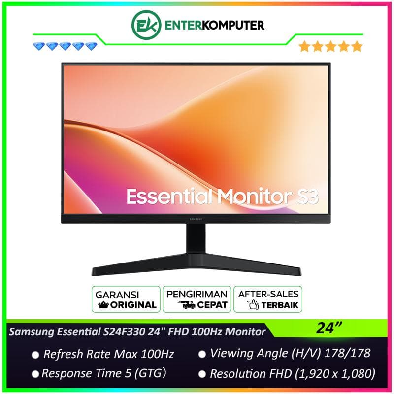 Samsung Essential S24F330 24 FHD 100Hz Monitor - foto 1
