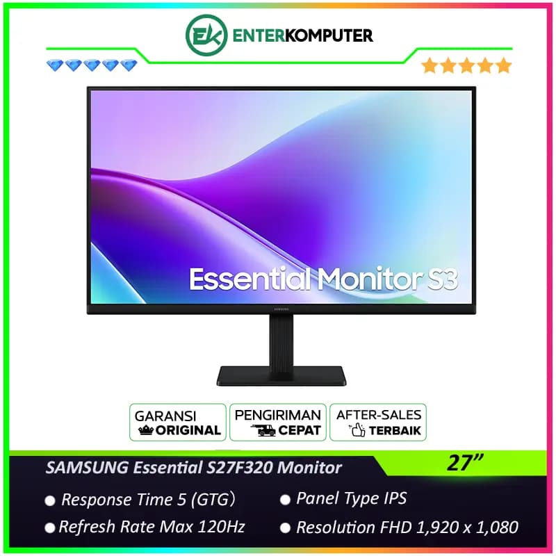 Samsung Essential S27F320 27 FHD IPS 120Hz Monitor - foto 1