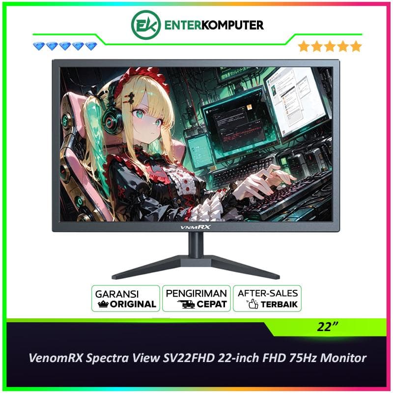 VenomRX Spectra View SV22FHD 22-inch FHD 75Hz Monitor - foto 1