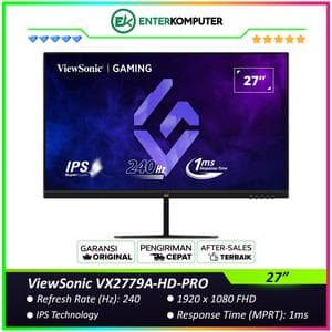 ViewSonic VX2779A-HD-PRO 27 FHD IPS 240Hz HDR10 Gaming Monitor - foto 1