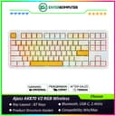 Ajazz AK870 V2 RGB Wireless Mechanical Keyboard - Cheese - foto 1