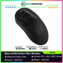 Ajazz AJ199 Carbon Fiber Wireless Gaming Mouse - Black - foto 1