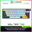 Fantech ATOM63 MK874V2 Mizu Edition Mechanical Keyboard - Blue Navy (Taro Switch) - foto 1