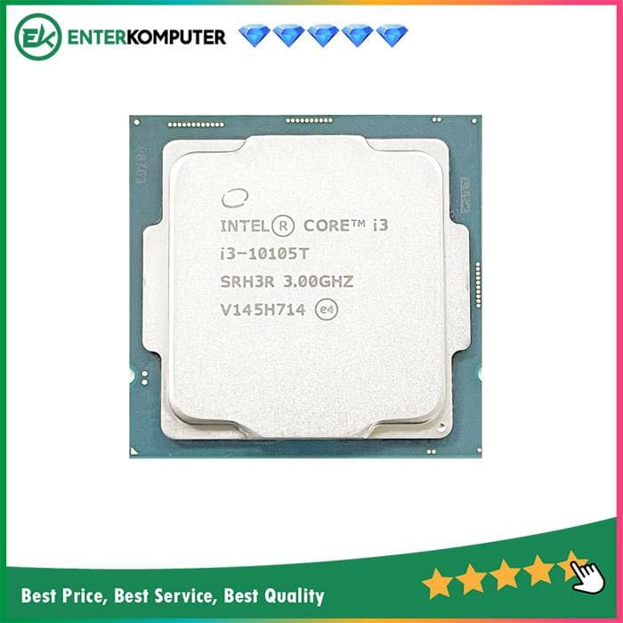 Intel Core i3-10105T 3.0Ghz Up To 3.9Ghz - Cache 6MB [Tray] Socket LGA 1200 - Comet Lake Refresh Series - foto 1