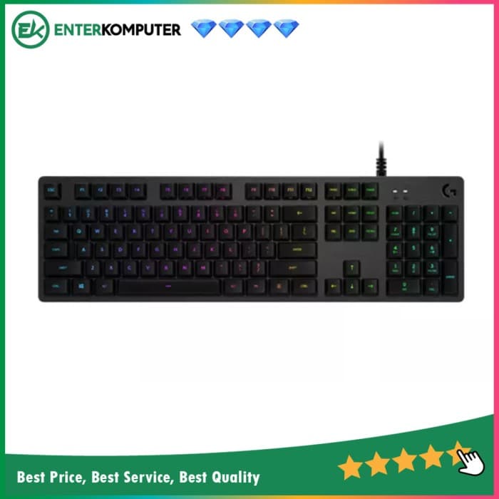 Logitech G512 Carbon RGB Gaming Mechanical Keyboard - foto 1