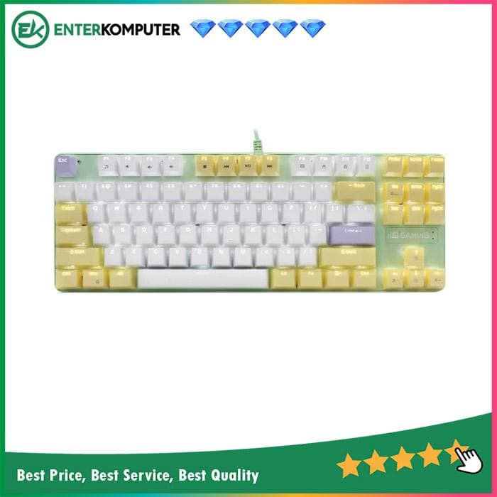 Digital Alliance Keyboard Gaming Meca Fighter S Melon Coco (Blue Switch/Red Switch/Brown Switch) - foto 1