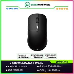 Fantech KANATA S WG9S Wireless Gaming Mouse - Black - foto 1